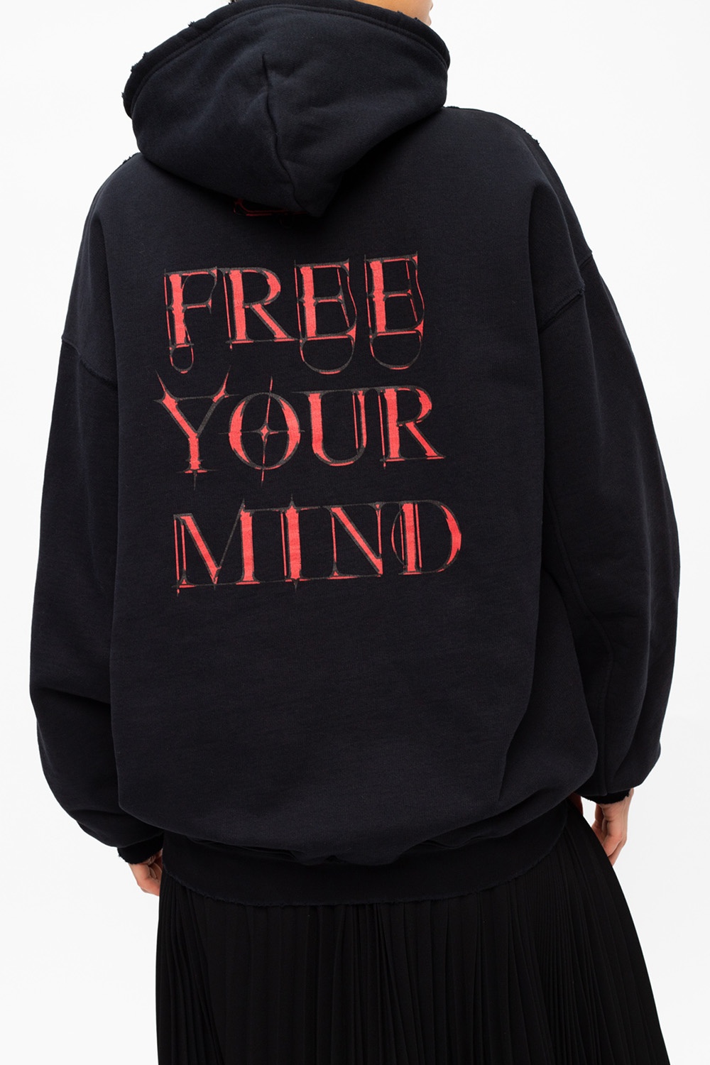 Black Printed hoodie Balenciaga - Vitkac Canada